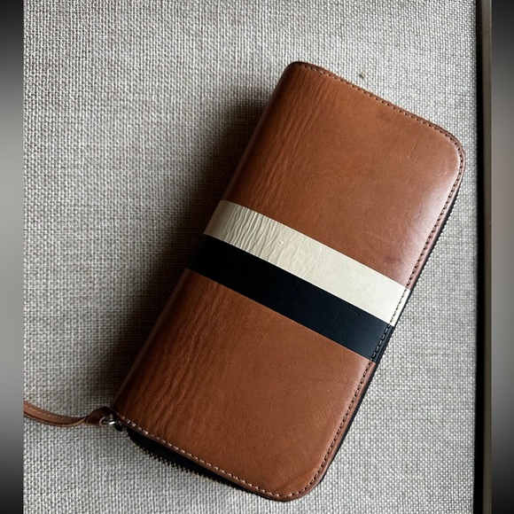 Clare V stripe wallet - Picture 2 of 5